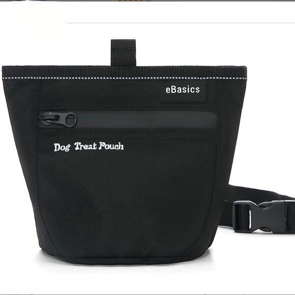 eBasics Other - EUC eBasics Dog Treat Pouch for Training, Snack Reward Pouch, Black, Waist Belt